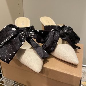 Botkier Hampton bow mules, size 7.5- excellent condition!